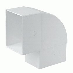 CODO ORIENTACION DE 90 MACHO HEMBRA PARA BAJANTE RECTANGULAR DE 100x73mm BLANCO REF 38231 JIMTEN, CQ9GT CURVA MH M-H PARA TUBO BAJANTE RECTANGULAR BLANCA BLA BL CURBA (MH) ( MH ) JINTEM Jinten M/H Tuberias Cuadrados cuadradas Jimtem