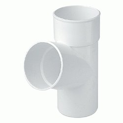 TE BAJANTE TUBULAR DE 80mm x67 BLANCO REF. 38031 JIMTEN, BR16GT DERIVACION BAJANTE PARA CANAL CANALON CANALONES BLANCA BLA BL DERIBACION JINTEM Jinten Jimtem