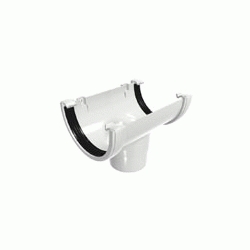 CLASSIC 120 Conexin bajante 80 Blanco  DEVOREX, Enlace, Uniones, Engarce, Enchufe, Ensamble, Enganche, Empalme, Acoplamiento canalones