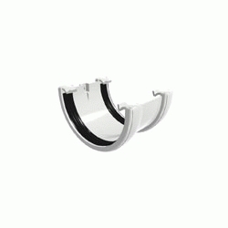 CLASSIC 120 Manguito unin para canaln Blanco  DEVOREX, canalones empalmes Enpalmes Empalmar Enpalmar