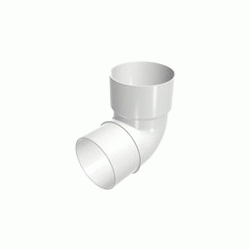RAINPIPE 80 Codo 87 Blanco DEVOREX, canalones
