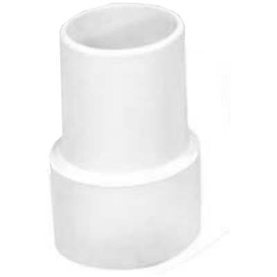 TERMINAL MANGUERA DE 38 mm  EN PVC FLEXIBLE DE COLOR BLANCO REF. 01387 FLUIDRA, Enlace, Uniones, Engarce, Enchufe, Ensamble, Enganche, Empalme, Acoplamiento PARA MANGUERA ASTRAL CONEXION