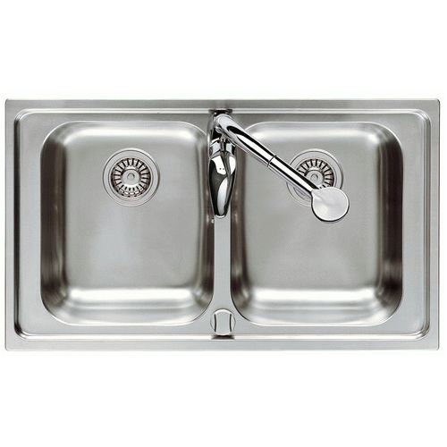 FREGADERO DE ACERO INOXIDABLE REVERSIBLE DE 2 SENOS MODELO CUMBRE DE 860x500mm ROCA DSCTL, EMPOTRAR Empotrables encastrar encastrables encimeras CUBETAS pica REFERENCIA REF. 876420865 Leroy Merlin leroymerlin bauhaus bauaus bricomart bricodepot leroi bahaus bajaus bricomart alibaba ikea amazon bricor aki bricorama lightinthebox light in the box ebay eachbuyer aliexpress tomtop el corte ingles Amazon Dos