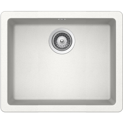 Fregadero QUARZEX de 1 seno RIGA de 550 x 430 x 200mm Blabco ROCA A880150020, 