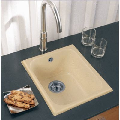 Fregadero sobre encimera NIX de 1 cubeta de 375 mm x 450 mm Crema SYAN, Fregadera SILACRYL FIBRA silacril sintetico SYAN pica CUBETA RECTANGULAR Leroy Merlin leroymerlin bauhaus bauaus bricomart bricodepot leroi bahaus bajaus bricomart alibaba ikea amazon bricor aki bricorama lightinthebox light in the box ebay eachbuyer aliexpress tomtop el corte ingles Amazon