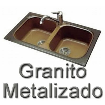 Fregadero sobre encimera AMATISTA de 2 cubetas de 800 x 440 mm color METALIZADO POALGI, FREGADERA PICA SINTETICO ACRILICO RESINA SILACRYL FIBRA Leroy Merlin leroymerlin bauhaus bauaus bricomart bricodepot leroi bahaus bajaus bricomart alibaba ikea amazon bricor aki bricorama lightinthebox light in the box ebay eachbuyer aliexpress tomtop el corte ingles Amazon Cubetas SILACRIL Dos kitchen sink