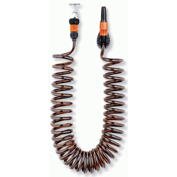 SPIRAL KIT BASIC ( 10 METROS MANGUERA EN ESPIRAL+CONECTORES+LANZA Y SOPORTE ) REF. D90340000 CLABER, PARA RIEGO JARDIN JARDINERIA SUPER-EGO EQUIPO CONJUNTO REF. D90320000 Mts Mtr
