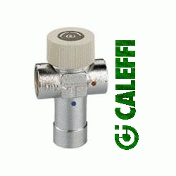 MEZCLADOR TERMOSTATICO REGULABLE DE 1/2 PARA ACS CALEFFI, AGUA CALIENTE SANITARIA VALVULAS LLAVE MEZCLADORA TERMOSTATICA BALBULAS Calefi