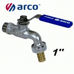 GRIFO DE MANGUERA ESFERA DE JARDIN 1 X 1  ARCO 00405 8428519001455, BOLA llaves Corte Portamangueras Porta-mangueras Porta Mangueras Jardineria