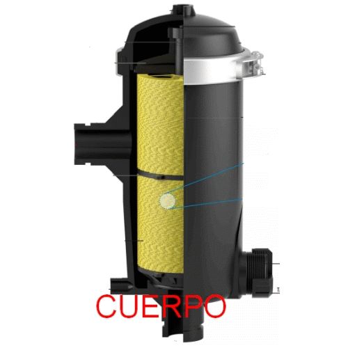 CUERPO FILTRO ANILLAS 40 M3 - 3" REF. 1008936 HIDROTEN, Hydroten