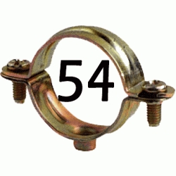 ABRAZADERA M6 DE 54mm ( PARA TIRAFONDO METRICA 6 ) REF. 110054 HYDRAFIX, GARRAS SUJECION VIROLA PARA TUBOS TUBERIAS SUJECCION Soportes HIDRAFIX IDRAFIX YDRAFIX Metalicas Atornillar