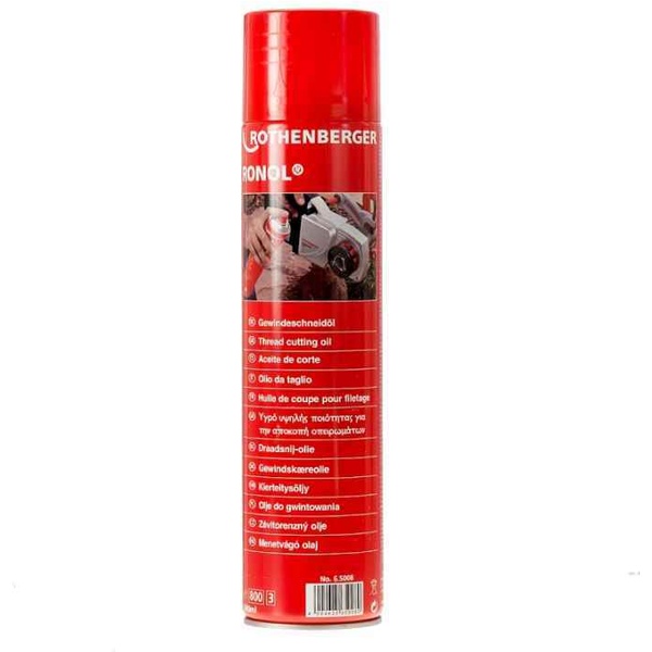SPRAY DE ACEITE SINTETICO DE 600 ml RONOL SYN ( PARA ROSCADORAS ) REF. 65013 ROTHENBERGER, VAPORIZADOR AEROSOL OIL SUPEREGO SUPER EGO