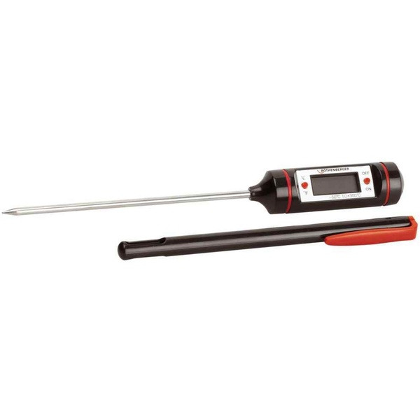 TERMOMETRO DIGITAL RO-THERM ( SONDA EN ACERO INOXIDABLE DE 108 mm ) REF. 88400 ROTHENBERGER, TERMOMETROS MEDIDOR DE TEMPERATURA SUPEREGO SUPER EGO