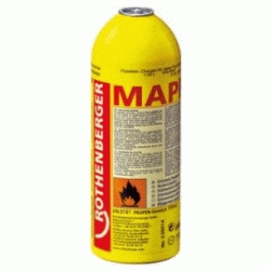 BOTELLA ROMAPPGAS DE 750 ml TEMPERATURA 2400 CONEXION EU REF. 35521 ROTHENBERGER, ENVASE DESECHABLE SUPEREGO SUPER EGO soplete