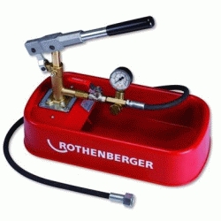 BOMBA DE COMPROBACION RP 30 DE 0 - 30 BARES ( CON PASOS DE 1 BAR )REF. 61130 ROTHENBERGER, PARA COMPROBAR INSTALACIONES HERRAMIENTA SUPEREGO SUPER EGO