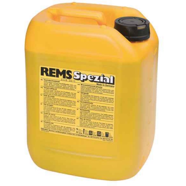 BIDON DE 5Litros DE ACEITE MINERAL SPEZIAL PARA HACER ROSCAS REF. 140100 REMS, RECIPIENTE BARRIL BARRILETE ENVASE LATA Ltrs Lts