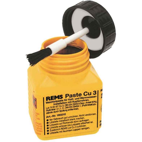BOTE DECAPANTE PASTE CU 3 DE 250 gr REF. 160210 REMS, PARA DECAPAR SOLDAR SOLDADURAS