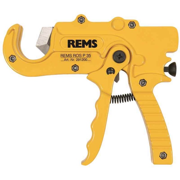 TIJERA ROS P 35 DE � 35 mm CON RETROCESO RAPIDO ( TUBOS PLASTICOS ) REF. 291200 REMS, TIJERETA CIZALLA GUILLOTINA PARA CORTAR PVC PB PEX MULTICAPA PE POLIETILENO REPOLEN POLITILENO PRESFITTING PRESFITING PRESSFITING PRESFITTING PRESSFITTING PRESFFITING PRESFFITTING PRESSFFITTING MLCP Tuberias