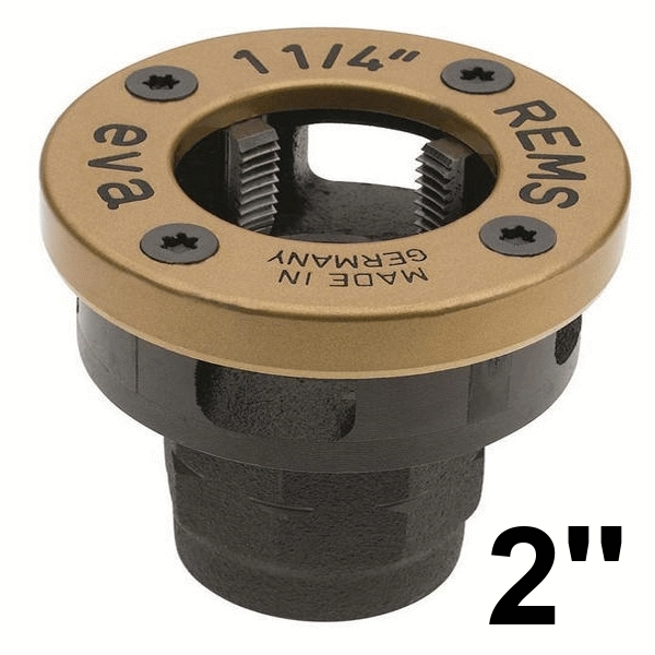 CABEZAL DE ROSCAR DE CAMBIO RAPIDO ROSCA CONICA IZQUIERDA R 2" PARA TERRAJA MANUAL REF. 521170 REMS, PARA HACER ROSCAS ROSCAR ROSCADORA MANUAL