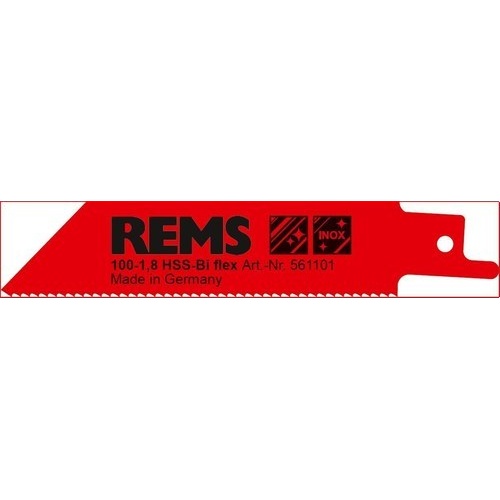 HOJA SIERRA UNIVERSAL ROJA DE 100-1,8 TIGER ( PARA CORTAR METAL ) REF. 561101 REMS, PARA SERRAR CORTAR LATON