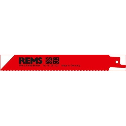 HOJA SIERRA UNIVERSAL ROJA DE 150-1,8 TIGER ( PARA CORTAR METAL ) REF. 561103 REMS, PARA SERRAR CORTAR LATON