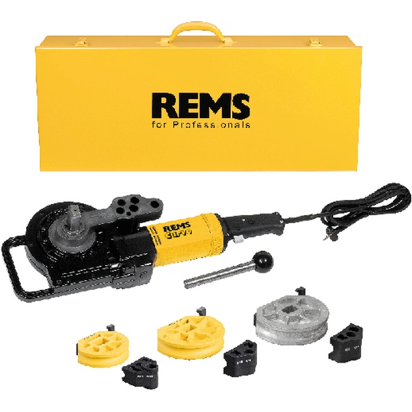 EQUIPO CURVATUBOS ELECTRICO CURVO SET PARA TUBO DE COBRE DE � 15 - 18 - 22 REF. 580026 REMS, HERRAMIENTA CURVADORA DOBLATUBOS PARA DOBLAR CURBA Tuberias