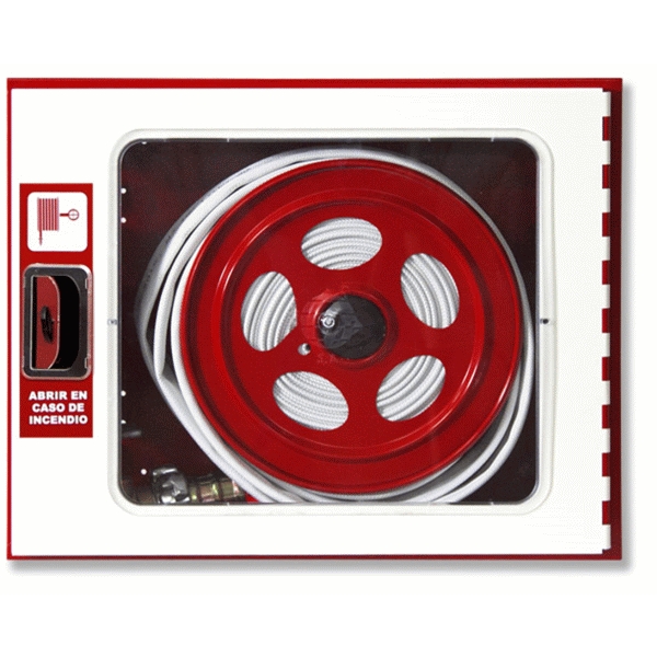 ARMARIO DE BOMBERO BIE 45 20 METROS DE 500 x 630 x 130 mm PUERTA DE METACRILATO REF. PETTY20 GRUINSA, CAJA BOMBEROS GRUPO DE INCENDIOS Mts Mtr
