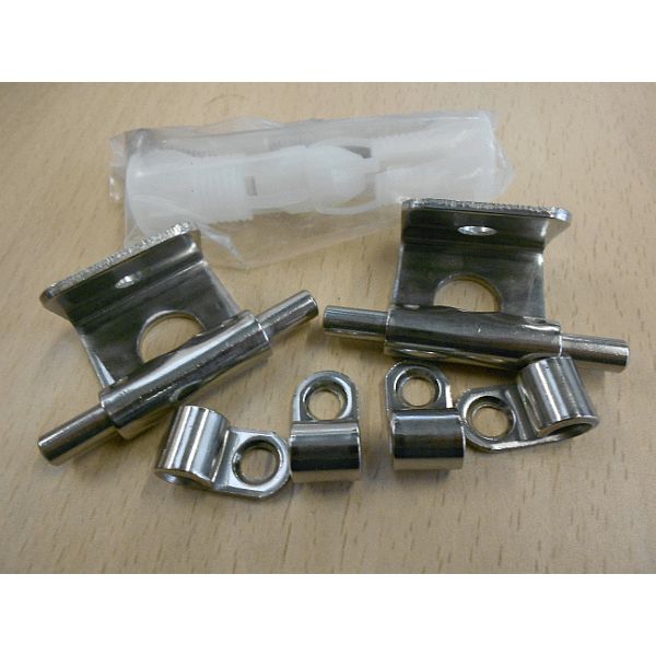 CONJUNTO BISAGRAS ACERO PARA ASIENTO DE INODORO MODELO SIDNEY - GIRALDA - HALL ROCA AI0006500R, Roca WATER WC VATER BATER TAZA VISAGRAS RECAMBIOS REPUESTOS asientos TAPAS 8433290304305 Juegos W.C. Y Anclajes anclages Fontaneria ZXZX toilet seat