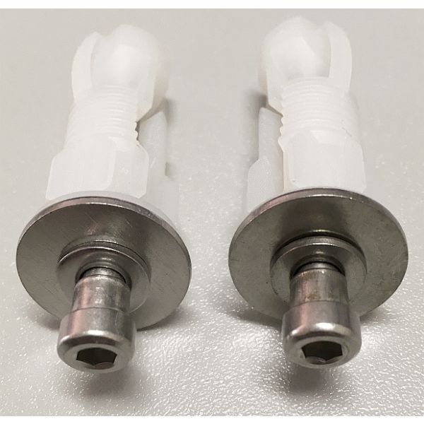CONJUNTO FIJACION BISAGRAS DESMONTABLES PARA DAMA SENSO ROCA AI0002500R, Roca WATER WC VATER BATER TAZA VISAGRAS BISAGRAS RECAMBIOS REPUESTOS kit sanitarios tapas water wc inodoros series baos aseos asientos vater bater 8433290303773 Juegos W.C. Y Anclajes anclages Fontaneria ZXZX