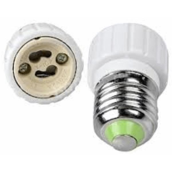 CONVERSOR TIPO E27 A GU10, Leds luces iluminacin