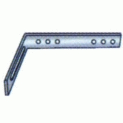 SOPORTE ANGULAR CORTO ZINCADO DE 230 x 25 mm PARA CANALON DE ZINC HYDRAFIX, GARRAS FIJACION PARA CANALON Soportes HIDRAFIX IDRAFIX YDRAFIX Esquineros Esquineras Rinconeros Rinconeras Chapa de Metalicos