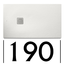 PLATOS DE DUCHA PIZARRA DE 190 DE LARGO