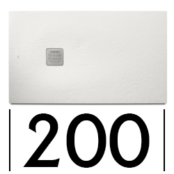 PLATOS DE DUCHA PIZARRA DE 200 DE LARGO