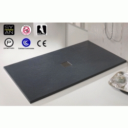PLATO DE DUCHA MODELO STONE PIZARRA NATURAL AQUASILK