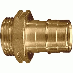 Q&E RACOR FIJO MACHO METALICO UPONOR PEX