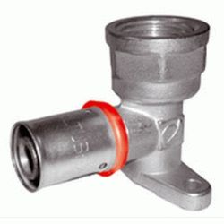 CODO MIXTO CON PLACA ROSCA HEMBRA PARA MULTICAPA ISOLTUBEX