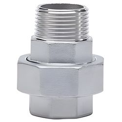 TRES PIEZAS M/H ROSCADO ACERO INOXIDABLE 316 GEBO