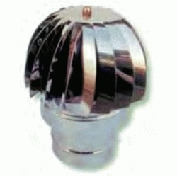 DEFLECTOR EOLICO GIRATORIO PARA SALIDA DE HUMOS INOX HYDRAFIX
