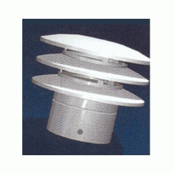 DEFLECTOR DE 3 AROS DE ALUMINO LACACO EN BLANCO ALUPRACTIC