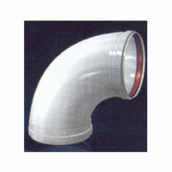 CODO DE ALUMINIO LACADO EN BLANCO ALUPRACTIC