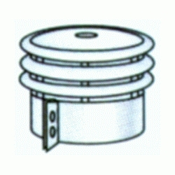 DEFLECTOR DE 3 AROS DE ALUMINIO LACADO EN BLANCO ALUMIGAS