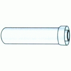 TUBO COAXIAL PROLONGADOR DE ALUMINIO LACADO EN BLANCO ALUMIGAS