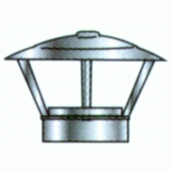 CAPERUZA INOX SIMPLE CONVESA