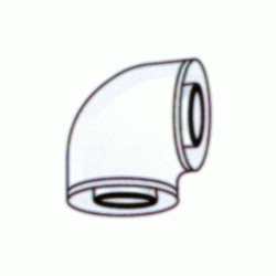 CODO POLIPROPILENO - ALUMINIO COAXIAL CONVESA