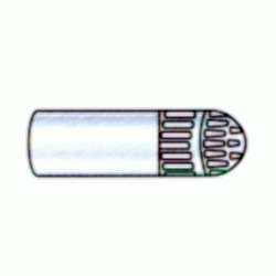 TERMINAL SALIDA HORIZONTAL POLIPROPILENO - ALUMINIO COAXIAL CONVESA