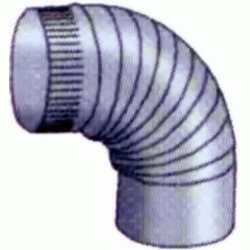 CODO DE 90 DE CHAPA GALVANIZADA HYDRAFIX