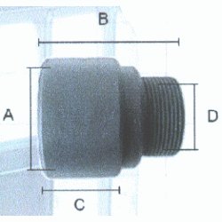 ADAPTADORES PARA DEPOSITOS JAULA EN PVC