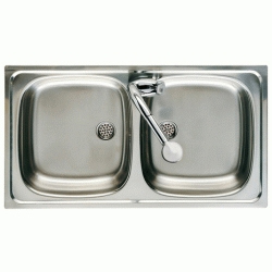 FREGADEROS DE ACERO INOX DE 2 SENOS
