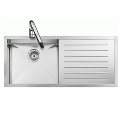 FREGADEROS DE ACERO INOX DE 1 SENO ESCURRIDERA DERECHA