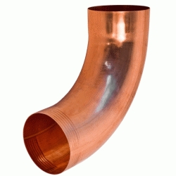 CODOS PARA TUBO BAJANTE DE COBRE
